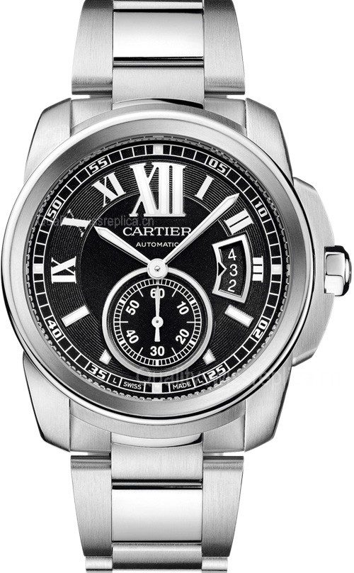 Cartier Calibre de Cartier Black Swiss Automatic Man Watch W7100016 