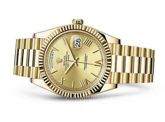 Rolex Day-Date 228238-0006 Swiss 3255 Automatic Watch Gold Dial 40MM