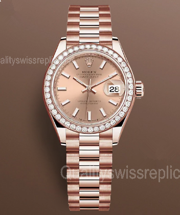 Rolex Lady-Datejust 279135rbr-0025 Automatic Watch Rose Gold Dial 28mm