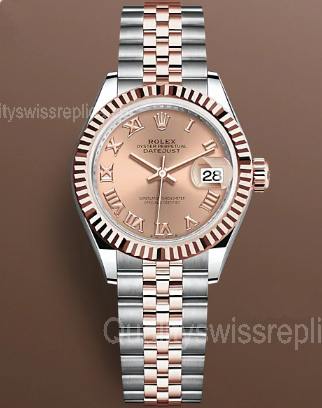 Rolex Lady-Datejust 279171-0025 Automatic Watch Rose Gold Dial 28mm