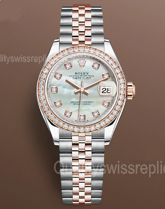 Rolex Lady-Datejust 279381rbr-0013 Automatic Watch MOP Dial 28mm