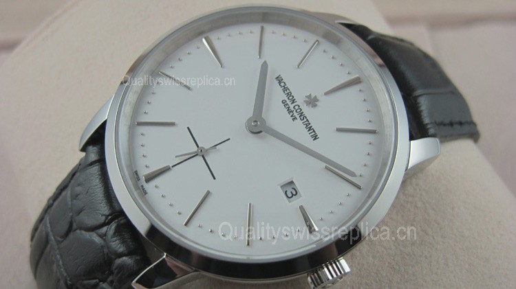  Vacheron Constantin Patrimony White Swiss 2824 Automatic Man Watch