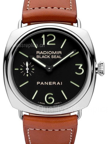 Panerai Radiomir Black Seal Swiss Handwound Watch Black Dial  PAM00183