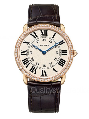 Cartier Ronde Louis WR00951 Handwound Watch 36 MM 