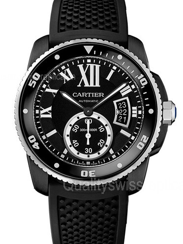Cartier Calibre Diver WSCA0006 Automatic Watch Black Dial