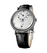 Breguet Classique Silver Swiss 591QSHD Automatic Man Watch 5187PT/15/986 