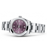 Rolex Oyster Perpetual 177200 Swiss Automatic Watch Red Grapes 31MM