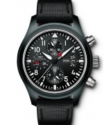 IWC Pilot Swiss Automatic Chronograph IW378901 Black Dial Black Strap