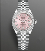 Rolex Lady-Datejust 279384rbr-0003 Automatic Watch Pink Dial 28mm