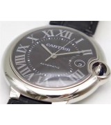 Cartier Ballon Bleu Swiss 2824 Automatic Watch - Black Dial For Men 42mm