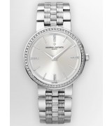 Vacheron Constantin Patrimony Silver Swiss 1202 Quartz Ladies Watch 25557/Q01G-9276 
