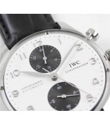 IWC Portuguese Swiss Automatic Watch White Dial-Black Ring