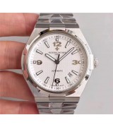 Vacheron Constantin Overseas Automatic Watch Stainless Steel White Dial