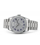 Rolex Day-Date 118239 Swiss Automatic Watch Diamonds Dial 36MM
