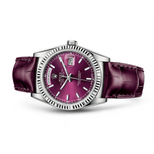 Rolex Day-Date Swiss Automatic Watch Wine Red Dial 36MM