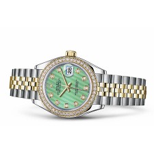 Rolex Datejust Ladies 279383-0013 Swiss Automatic Mint Green Dial 28MM