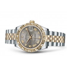 Rolex Datejust Ladies 178313-0070 Swiss Automatic Gray Dial 31MM