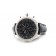 Replica Breitling Watches - Stainless Steel Casing Black Leather Strap
